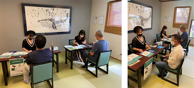 花山温泉での測定会(2020.10.3)